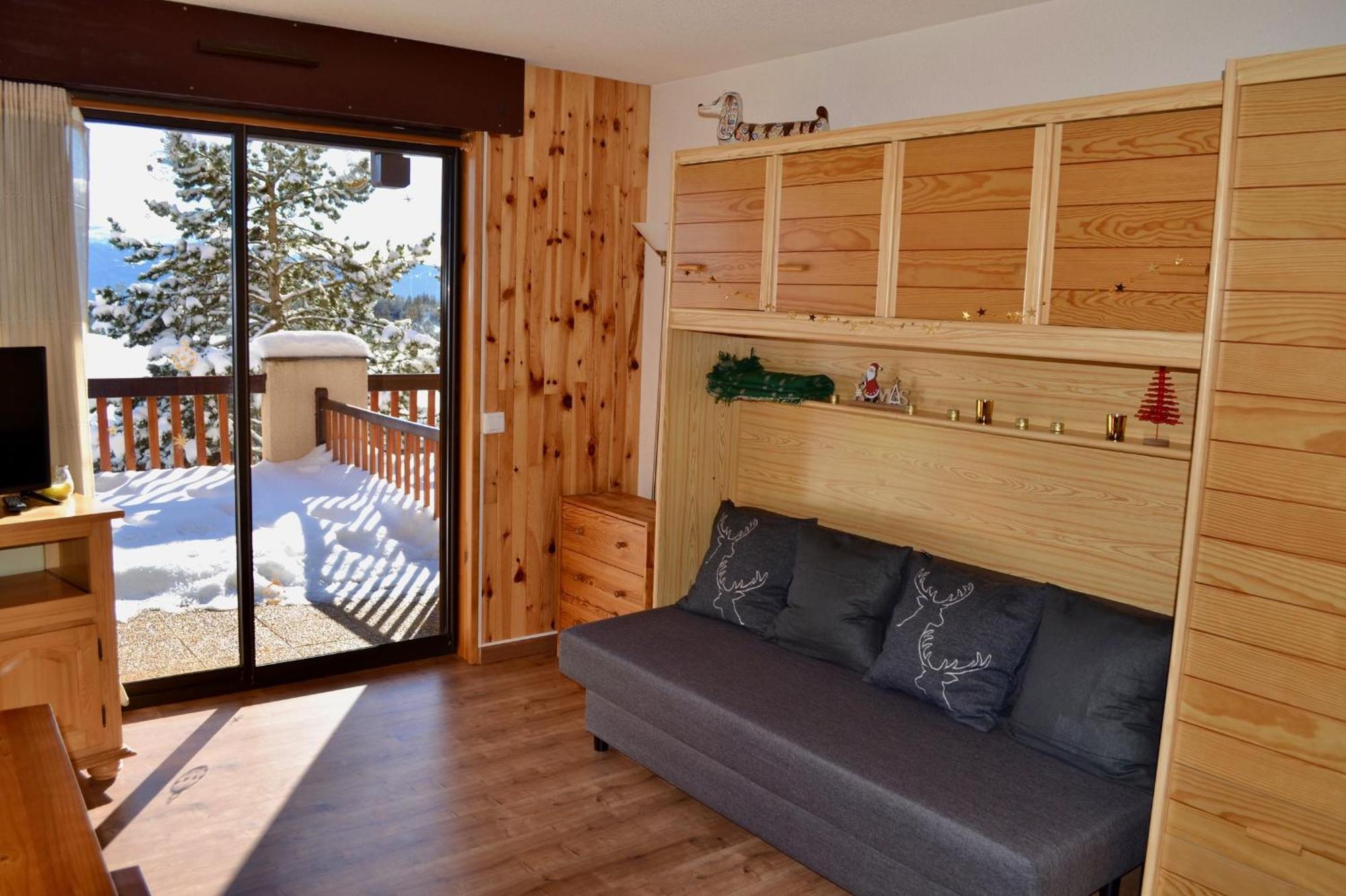 Studio Cabine Chaleureux A Pyrenees 2000 - Wifi Et Parking Prive Bolquere Pyrenees 2000 Exteriör bild